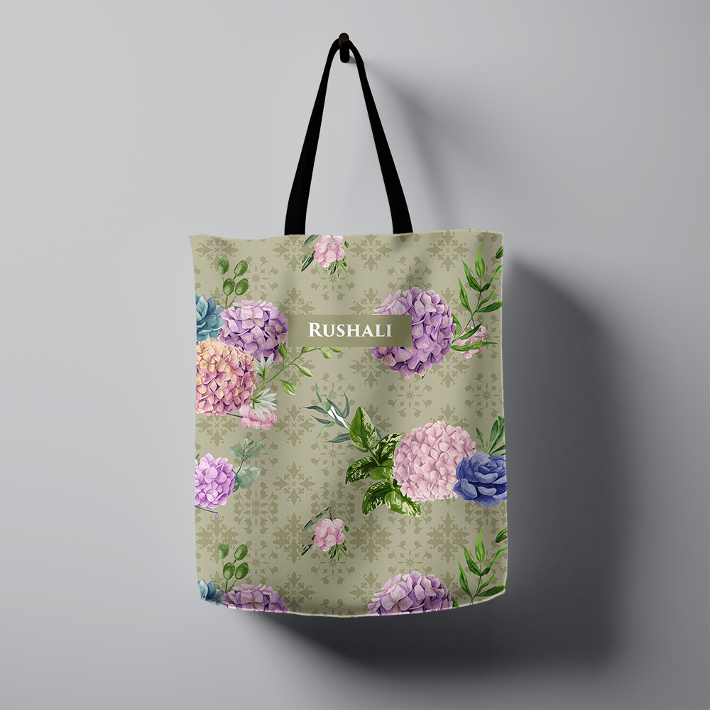 Blank white fabric canvas eco shopping bag Vector Image