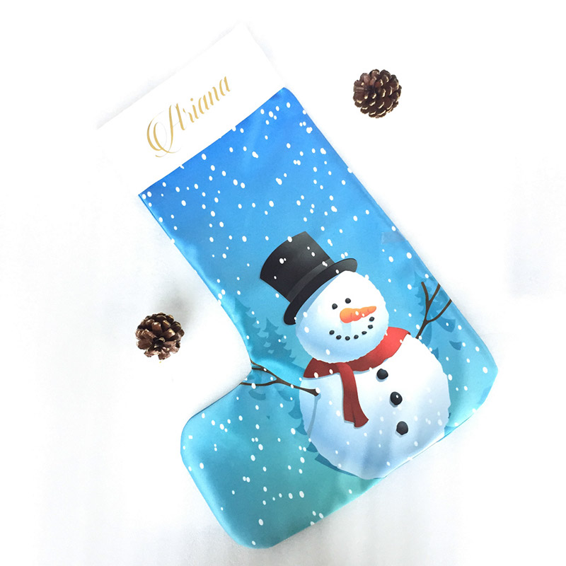 Frosty the Snowman - Christmas stocking - Smitten On Design